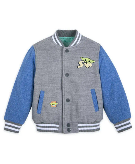 Baby Yoda The Force Varsity Jacket