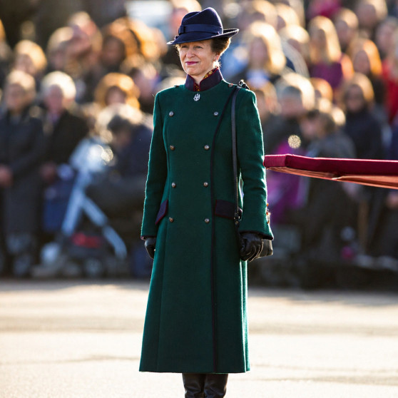 Princess Anne Anzac Day 2026 Green Coat