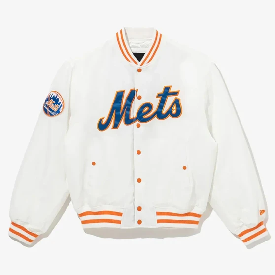 White New York Mets Jacket