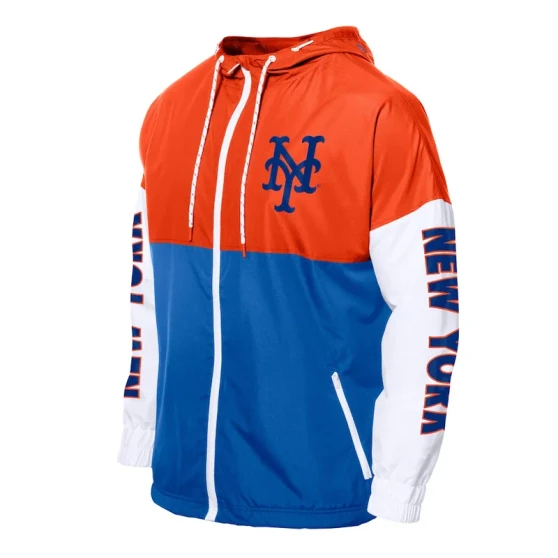 NY Mets Color Block Windbreaker