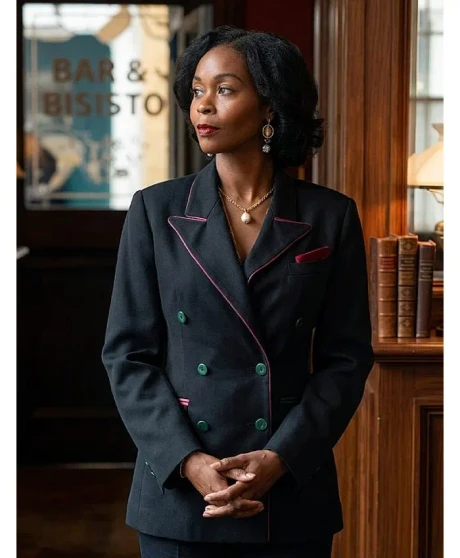 Nafessa Williams Rivals Cropped Blazer