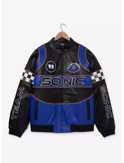 Sonic The Hedgehog Leather Jacket