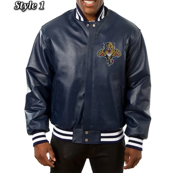 Florida Panthers Leather Jacket