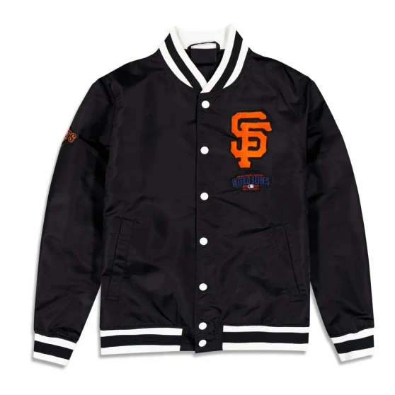 San Francisco Giants Black Varsity Jacket