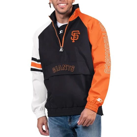 San Francisco Giants Elite Half Zip Jacket