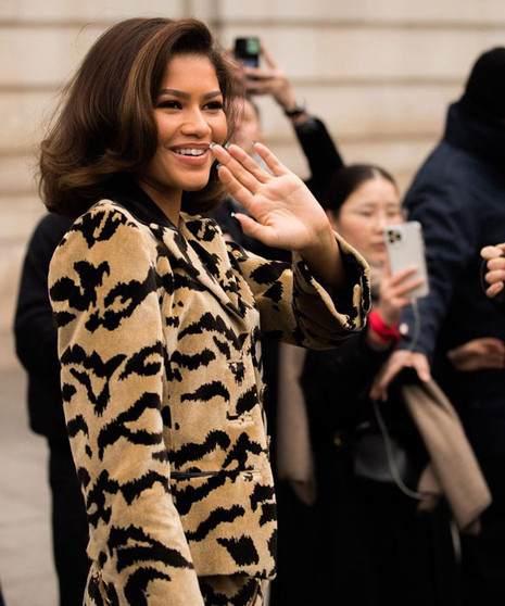 Zendaya Leopard Coat For Sale With Free Shipping