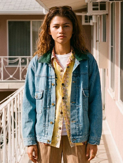 Euphoria S3 Zendaya Denim Jacket