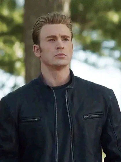 Avengers Endgame Captain America Leather Jacket
