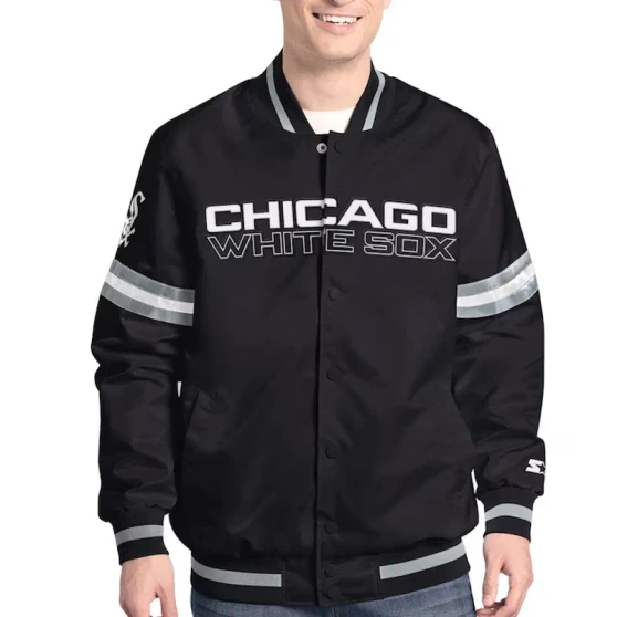 Chicago White Sox Black Varsity Jacket