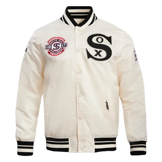 Chicago White Sox Retro Classic Rib Full Snap Jacket