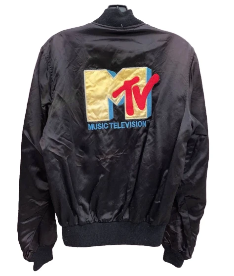 MTV Black Bomber Jacket