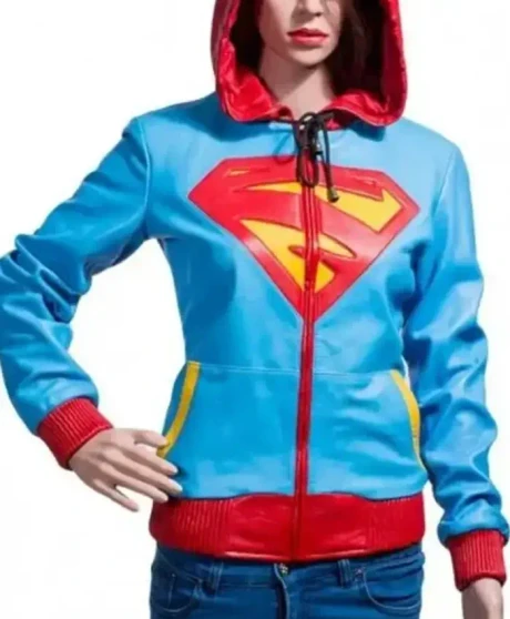 Supergirl Cosplay Leather Jacket