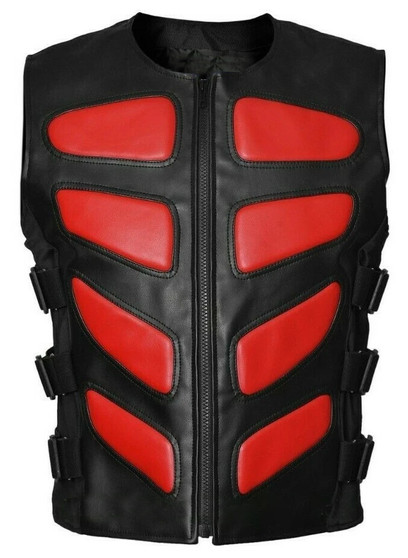 Halloween Bug Eye Leather Vest