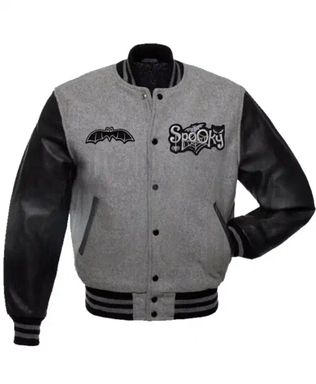 Hallows Angels Spooky Letterman Jacket