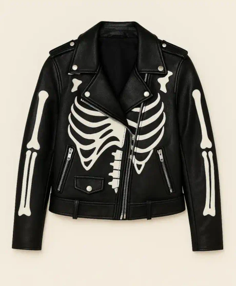 Halloween Skeleton Black Jacket