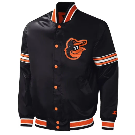 Baltimore Orioles Satin Bomber Jacket