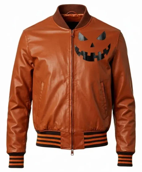 Jack-o-Lantern Leather Jacket