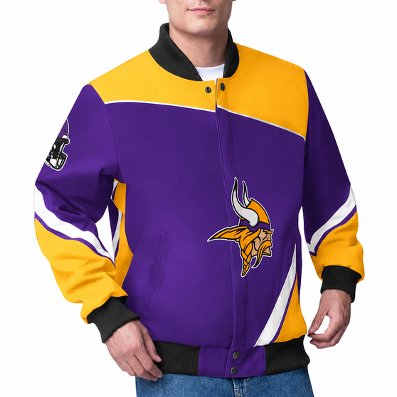 Minnesota Vikings  Prime Time Racing Jacket