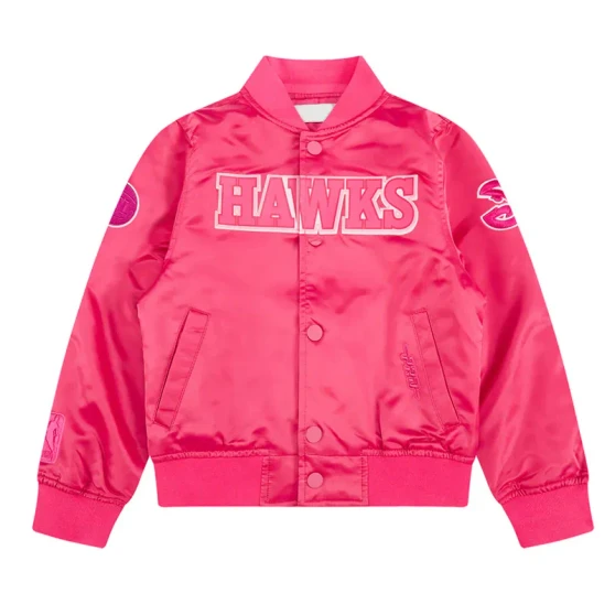 Atlanta Hawks Pink Jacket