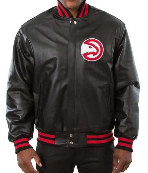 Atlanta Hawks Black Jacket