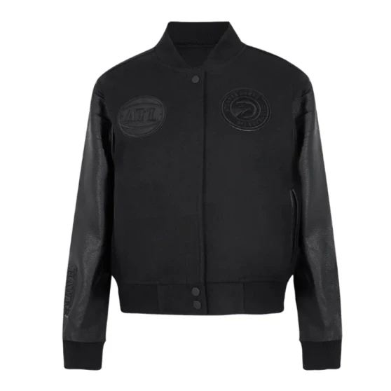 Atlanta Hawks Triple Black Jacket