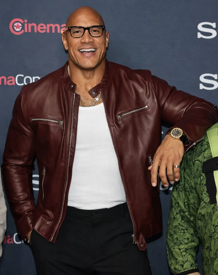 Dwayne Johnson Jumanji Open World Photocall Jacket