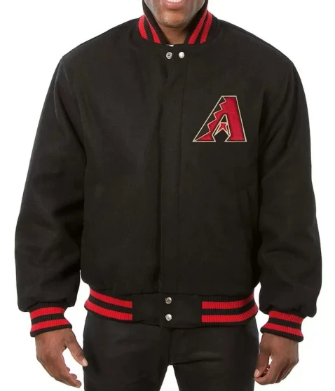 Arizona Diamondbacks Black Varsity Jacket