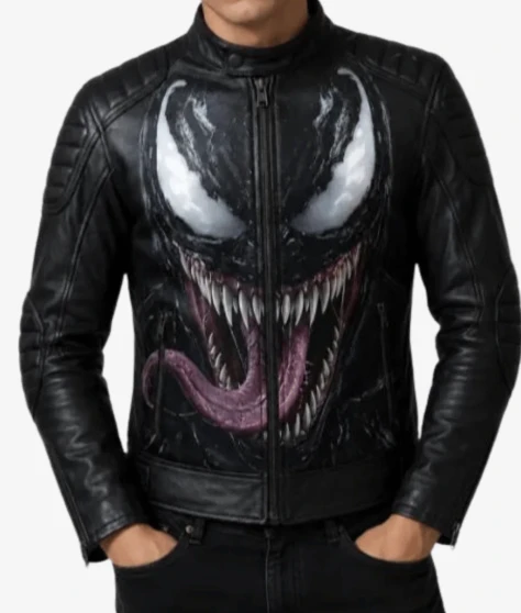 Halloween Venom Leather Jacket