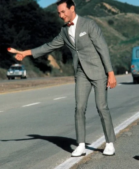 Pee Wee Herman Grey Suit