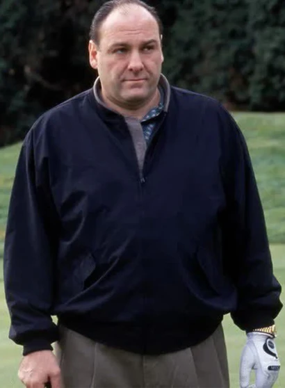 Tony Soprano The Sopranos Black Full ZIp Jacket