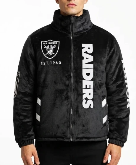 Las Vegas Raiders Equihua Cobija Black Jacket