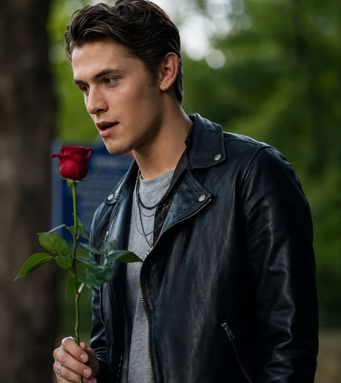 Young William Coven Academy Leather Jacket