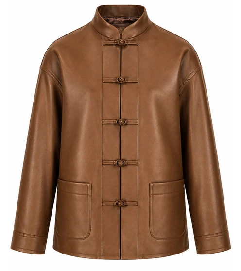 Shanghai Tang Leather Chinese New Year Jacket