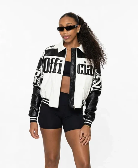 WNBA Sydney Taylor AKIRA Leather Jacket