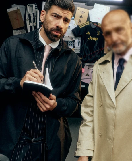 Gianluca Gazzoli Juventus x Adidas Black Coat