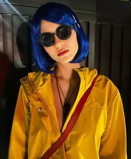 Victoria Justice Coraline Raincoat
