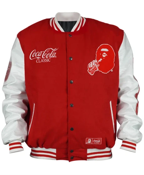 Coca Cola Snap Tab Varsity Jacket