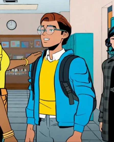 Peter Parker Your Friendly Neighborhood Spider-Man Blue Jacket