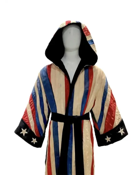 Creed 3 Michael B. Jordan American Flag Robe