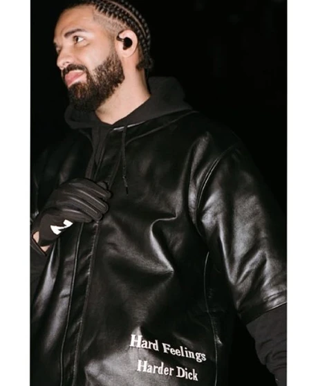 Drake Hard Feelings Leather Jacket