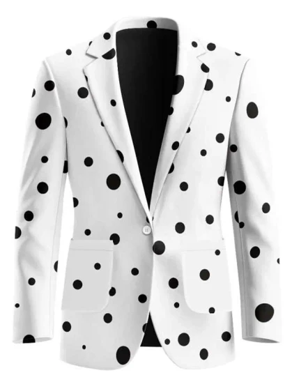 Polka Dot 2026 White Blazer