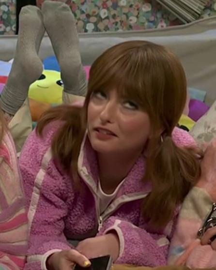 Sarah Sherman Saturday Night Live S52 Pink Jacket