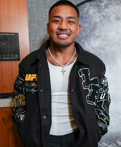 UFC 331 Black Varsity Jacket