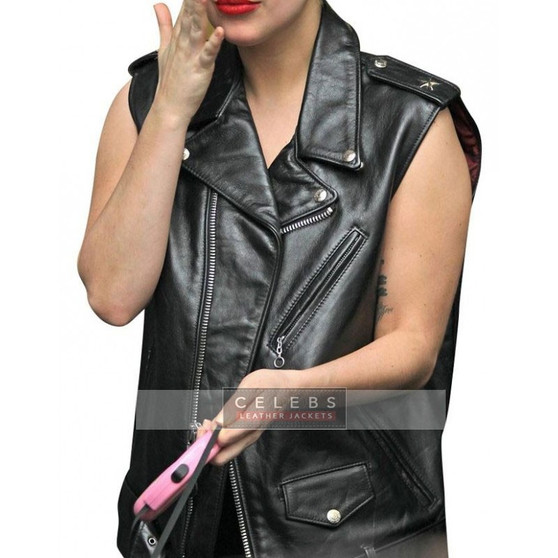 Winnipeg Lady Gaga Leather Jacket 1