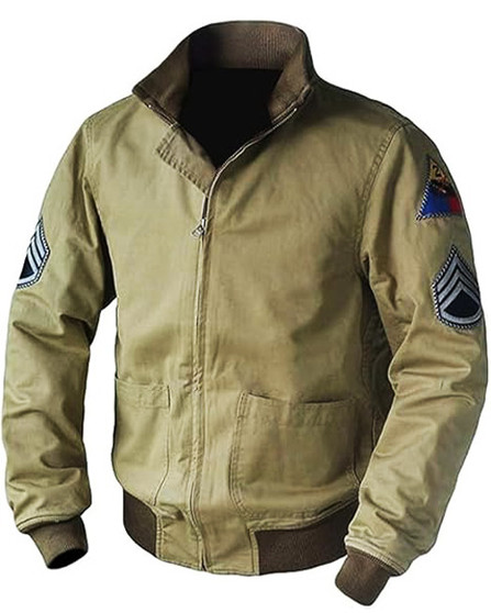 Brad Pitt Fury Tanker Jacket