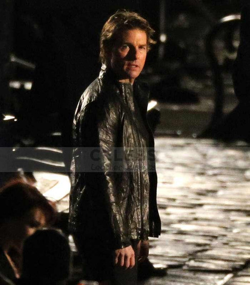 Mission Impossible 5 Tom Cruise Leather Jacket 1