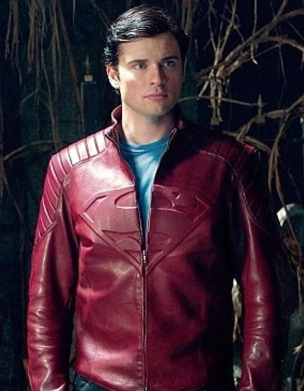 Smallville Superman Red Leather Jacket 4