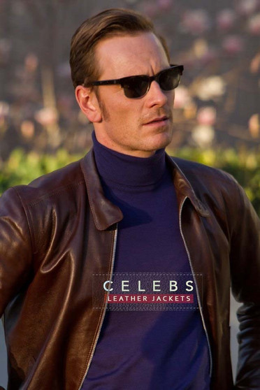 X-Men First Class Michael Fassbender Leather Jacket 1