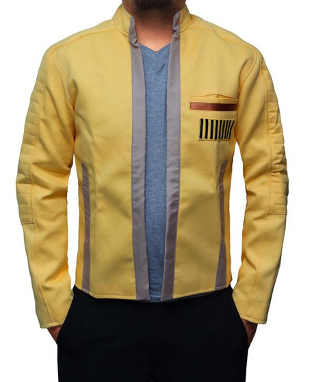 Star Wars Luke Skywalker Leather Yellow Jacket 1