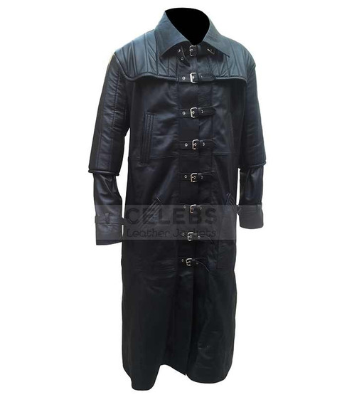 Van Helsing Hugh Jackman Long Leather Coat 1